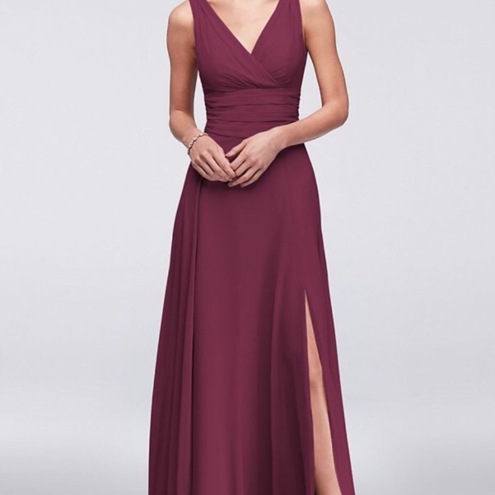 NWT David’s Bridal, Size 10, Wine